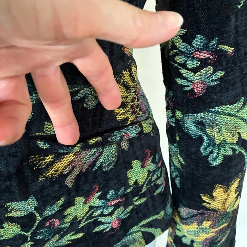 H&M Floral Tapestry Floral Women's Jacket- Sz 8